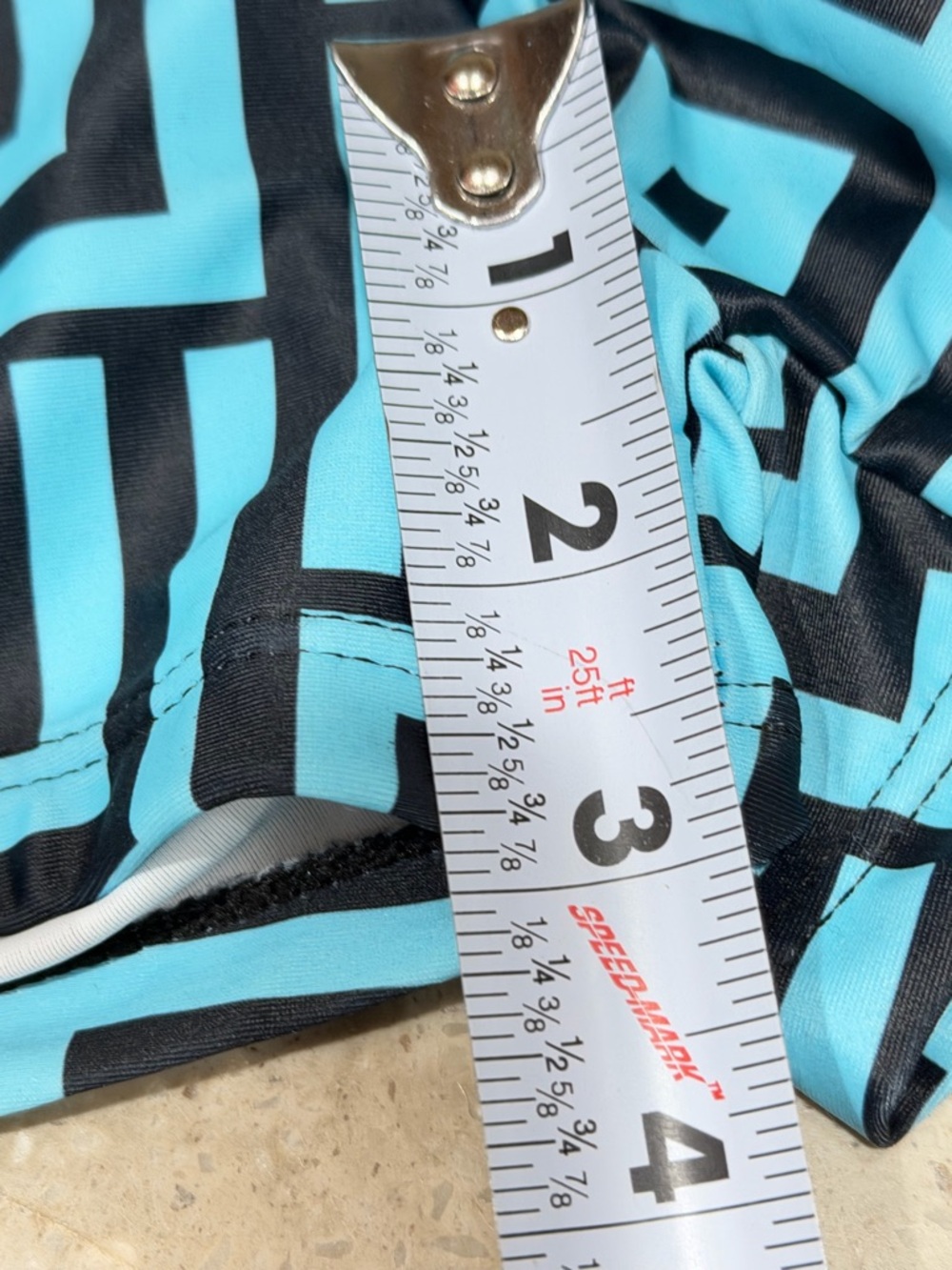 Geometric Aqua and Black 3 Piece Set - Picture 13 of 13